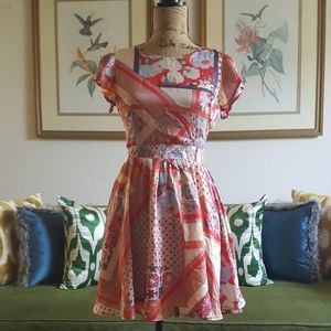 Moon brand open back scooter dress